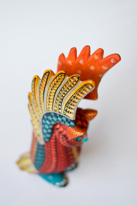 Buho Rojo Alebrije