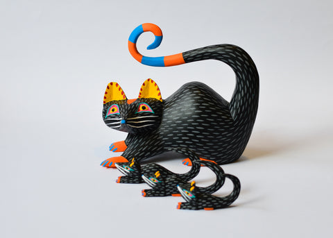 Opossum Negro Alebrije