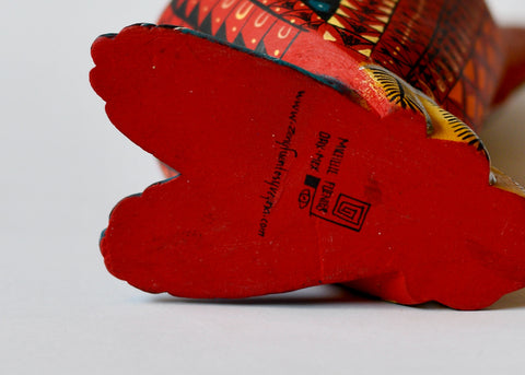 Buho Rojo Alebrije