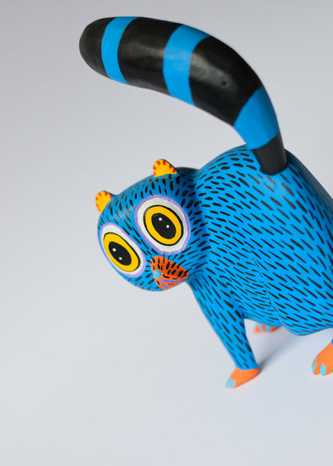 Gatito Azul Alebrije