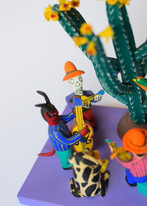 Cacus Amarillo Alebrije