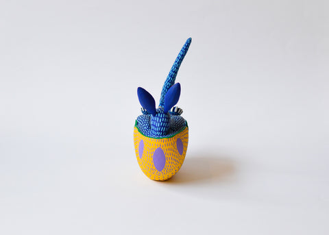 Armadillo Azul Alebrije