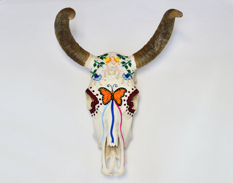 Cabeza con Mariposa