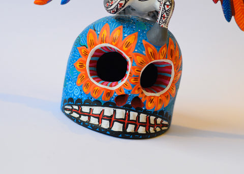 Calavera con Caballo Alebrije