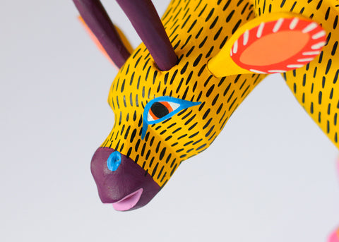Alce Amarillo Alebrije