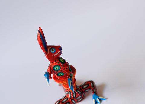 Conejo Rojo Zeny Alebrije