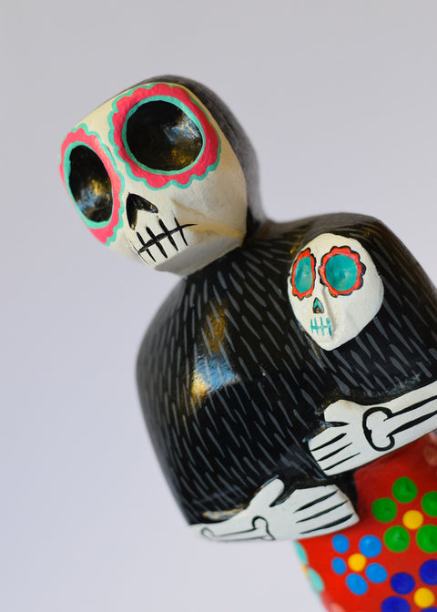 Catrina con Bebé Alebrije