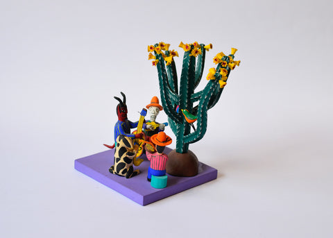Cacus Amarillo Alebrije