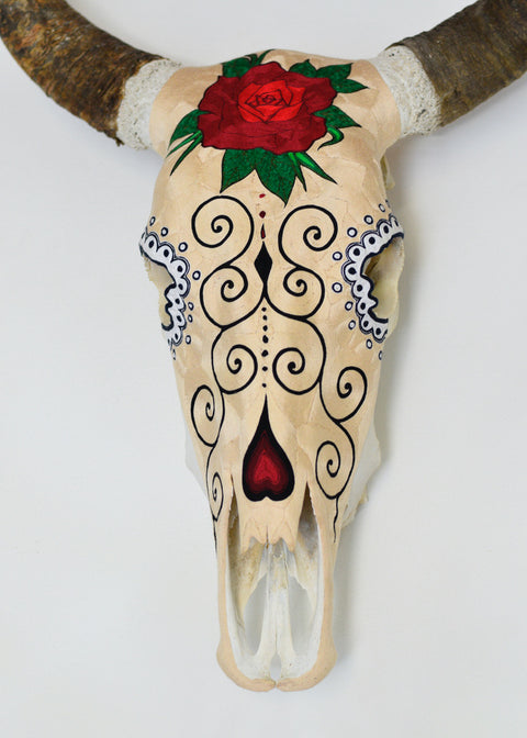 Cabeza con Rosa