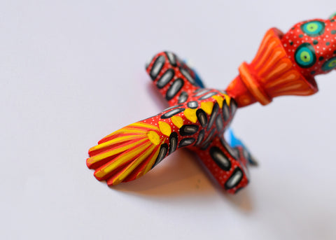 Conejo Rojo Zeny Alebrije