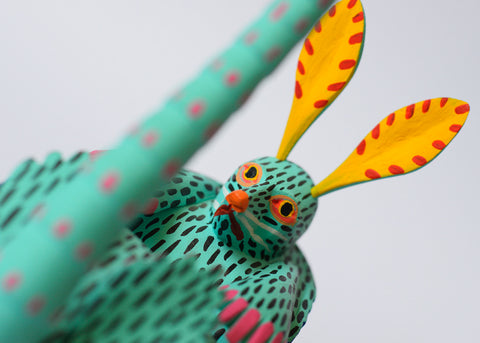 Armadillo Verde Agua Alebrije