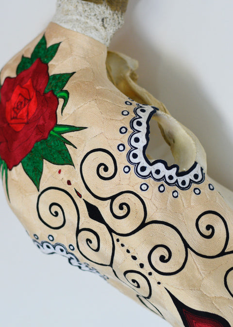 Cabeza con Rosa