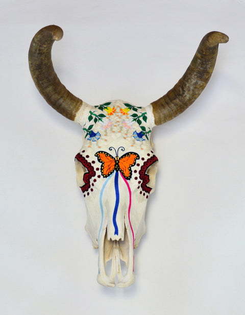 Cabeza con Mariposa