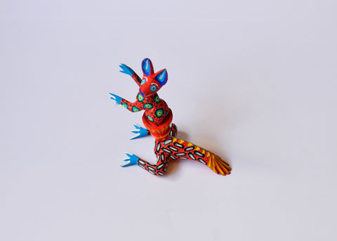 Conejo Rojo Zeny Alebrije