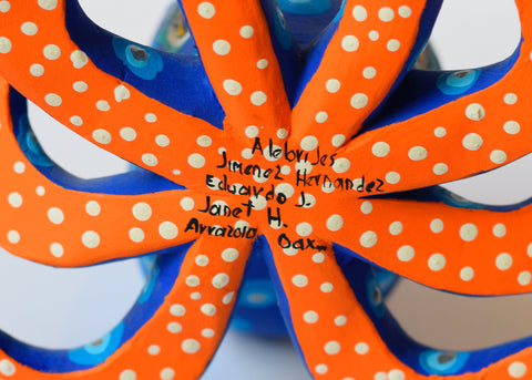 Pulpo Azul Alebrije