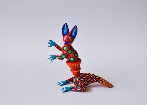 Conejo Rojo Zeny Alebrije