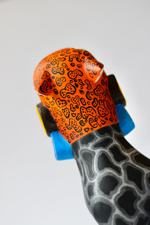Calaca con Tigre Alebrije