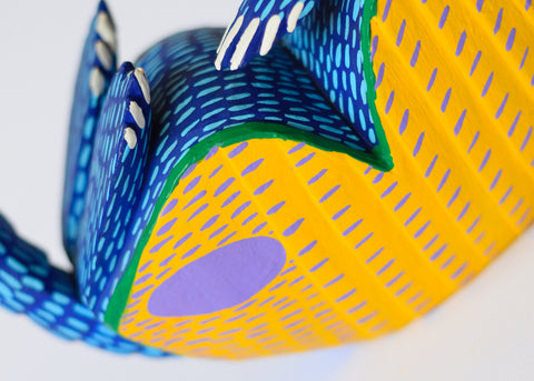 Armadillo Azul Alebrije
