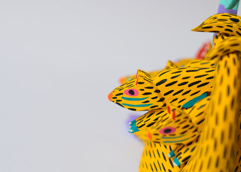 Opossum Amarillo Alebrije