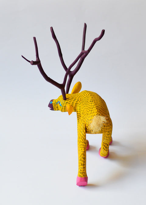 Alce Amarillo Alebrije