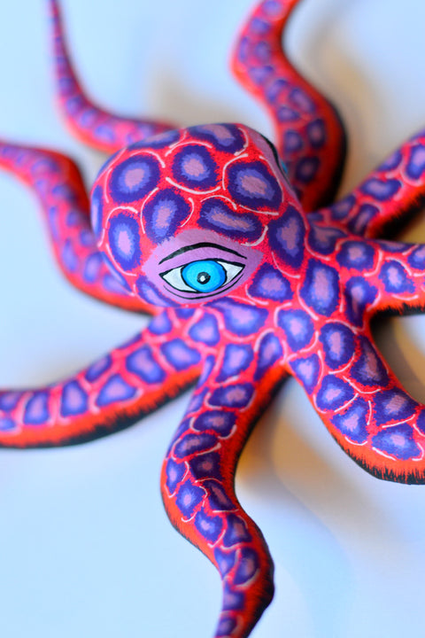 Pulpo Morado Eleazar Alebrije