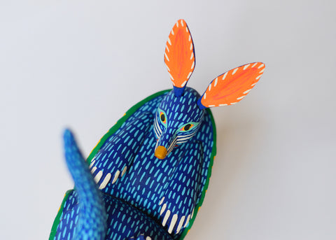 Armadillo Azul Alebrije