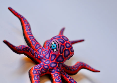 Pulpo Morado Eleazar Alebrije