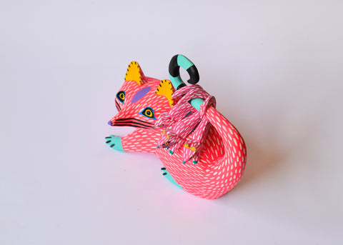 Opossum Rosado Alebrije