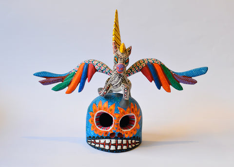 Calavera con Caballo Alebrije
