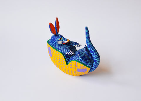 Armadillo Azul Alebrije