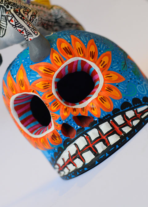 Calavera con Caballo Alebrije
