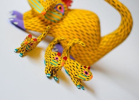 Opossum Amarillo Alebrije