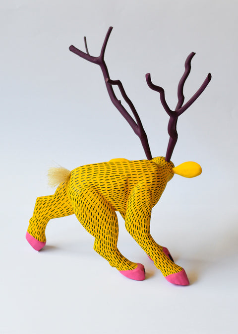 Alce Amarillo Alebrije