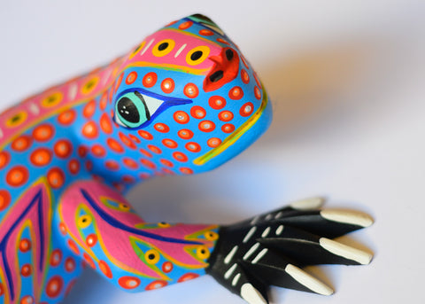 Iguana Fuccia Alebrije