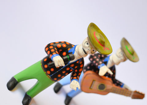 Banda de 4 Esqueletos Alebrije