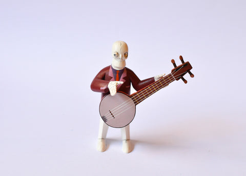 Esqueleto con Guitarra Solo Alebrije