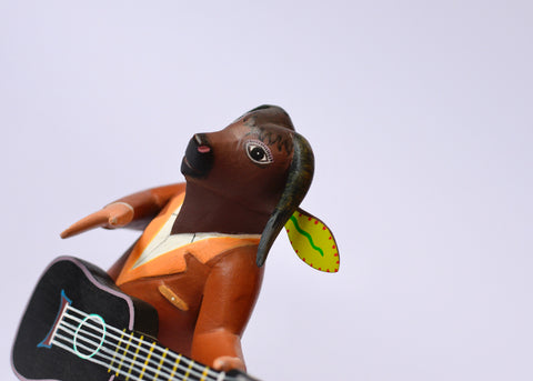 Chivo con Guitarra Solo Alebrije