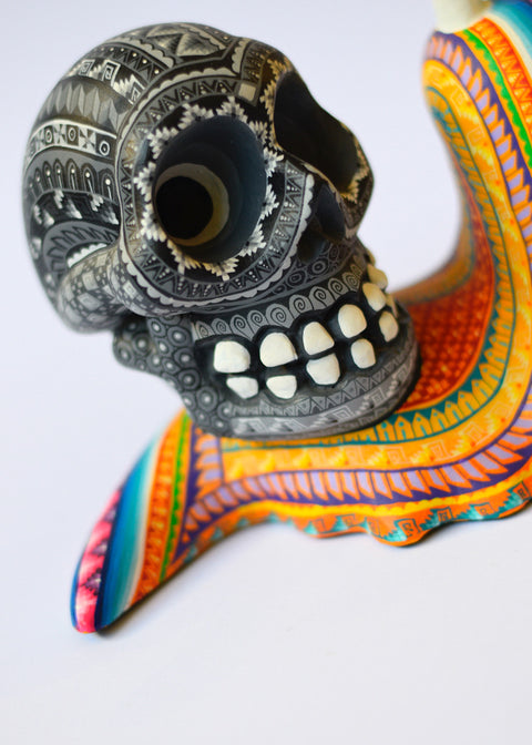 Skull Caracol Alebrije