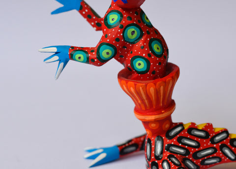 Conejo Rojo Zeny Alebrije