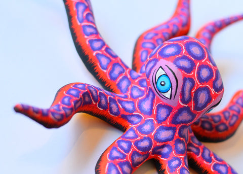 Pulpo Morado Eleazar Alebrije