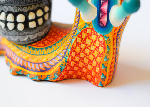 Skull Caracol Alebrije
