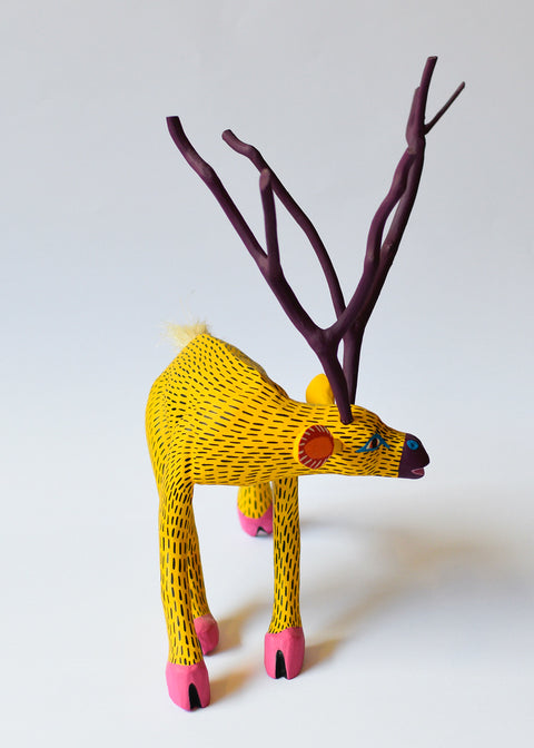 Alce Amarillo Alebrije
