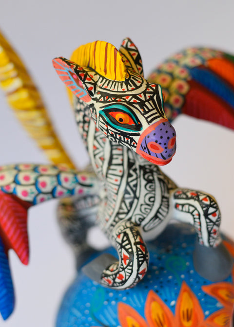 Calavera con Caballo Alebrije