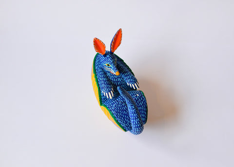 Armadillo Azul Alebrije