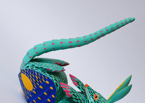 Armadillo Verde Agua Alebrije