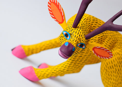 Alce Amarillo Alebrije