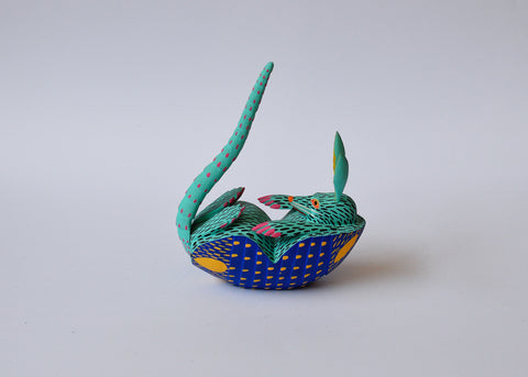 Armadillo Verde Agua Alebrije