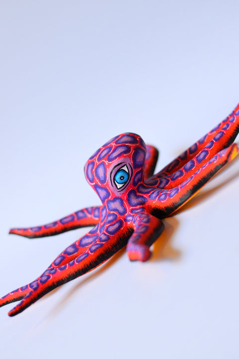 Pulpo Morado Eleazar Alebrije