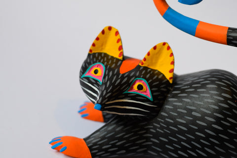 Opossum Negro Alebrije