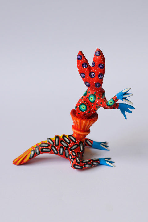 Conejo Rojo Zeny Alebrije